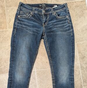 Silver Aiko mid skinny